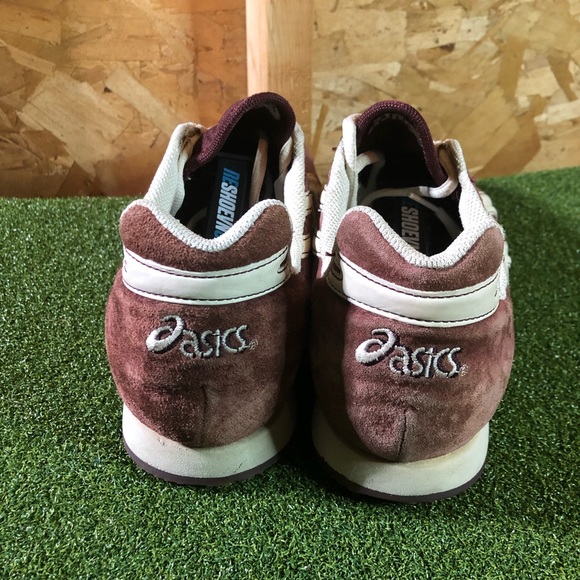 ASICS New Classic Retro Suede Maroon Athletic Sneakers Men’s 12 - Picture 5 of 10